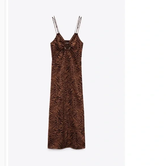 ZARA ANIMAL PRINT DRESS
BLACK - Picture 5 of 7